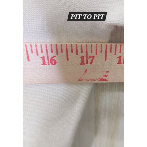 Sam Edelman White Cowl Neck Sweater Dress White Size Medium Chic Fall/Winter - Picture 12 of 15